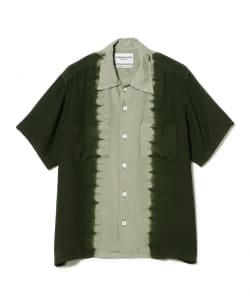 NOMARHYTHM TEXTILE / Hand Dye Open Collar SS Shirt