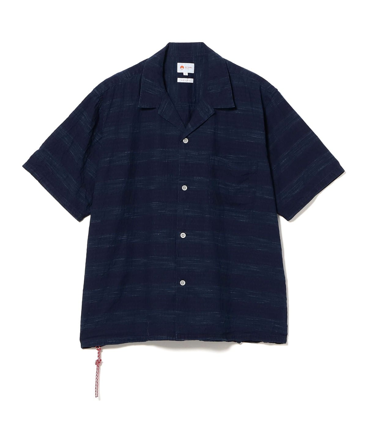 トップス BEAMS JAPAN crazy loose fit shirt BEAMS JAPAN（ビームス ジャパン）INDIGO CRAZY SHIRT（シャツ