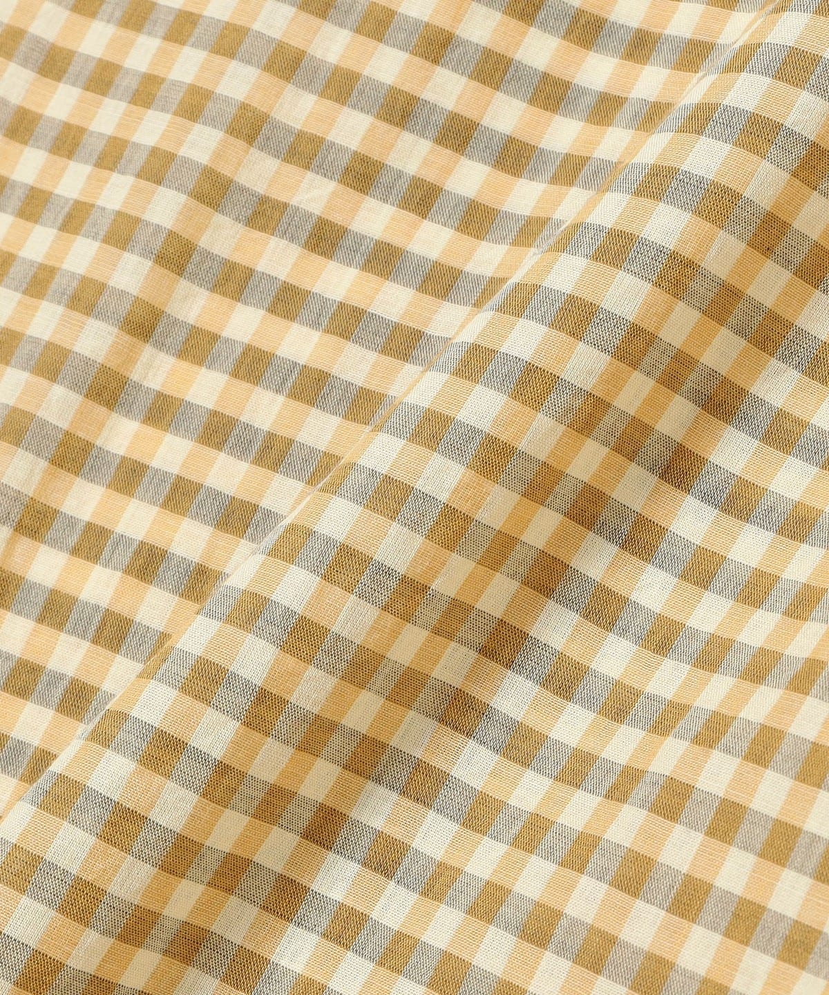 BEAMS（ビームス）AURALEE / AIRY LIGHT COTTON CHECK HALF SLEEVED