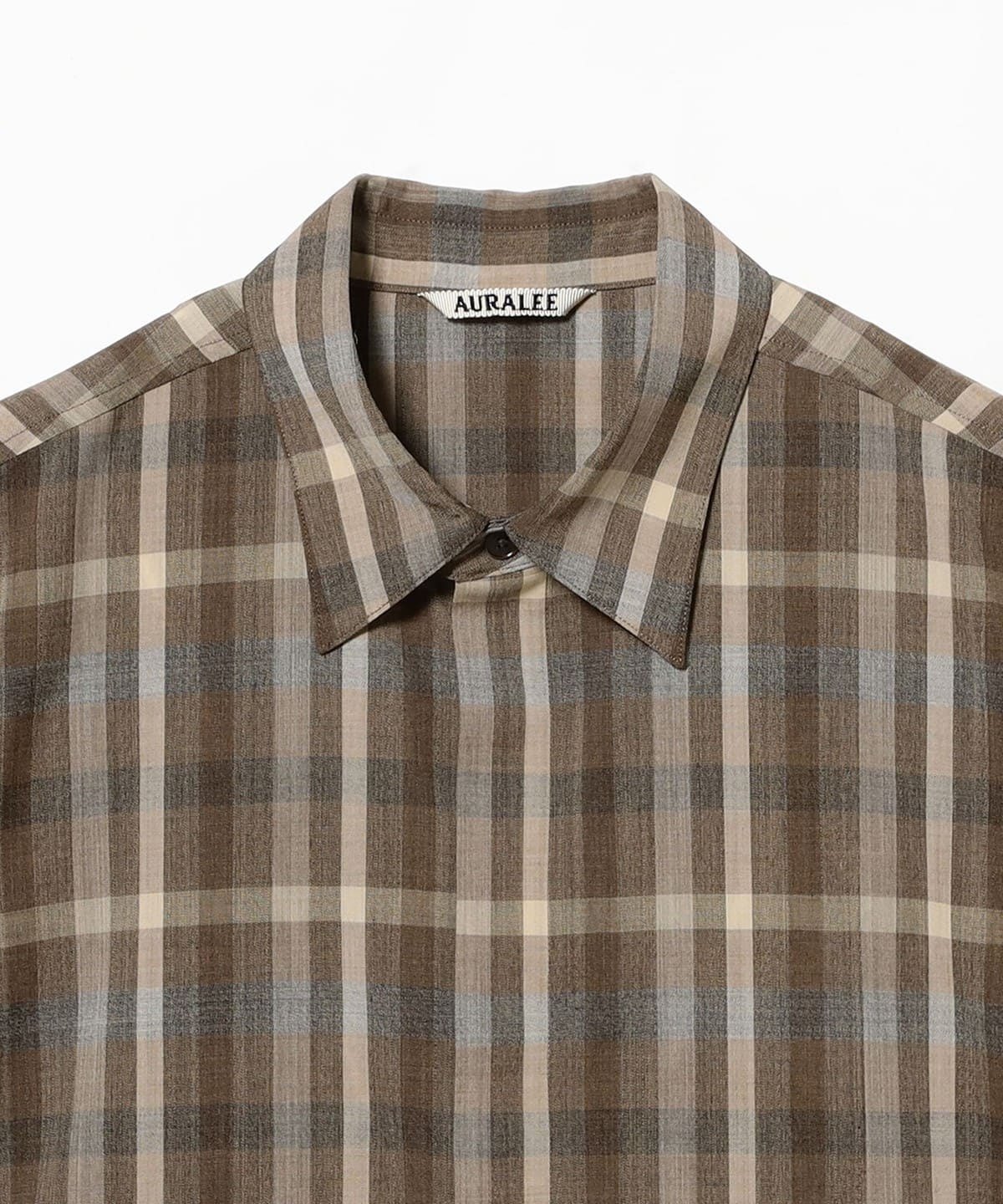 BEAMS（ビームス）AURALEE / SUPER FINE TROPICAL WOOL CHECK HALF
