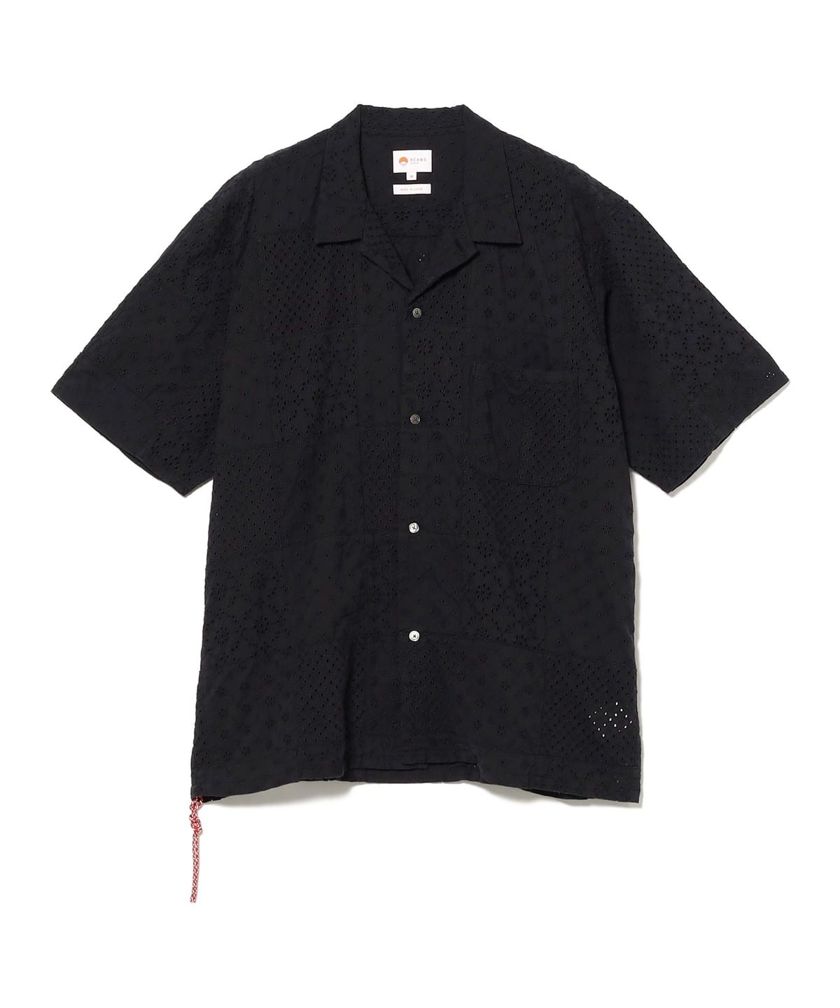 BEAMS JAPAN（ビームス ジャパン）OPEN COLLAR EMBROIDERY SHIRT