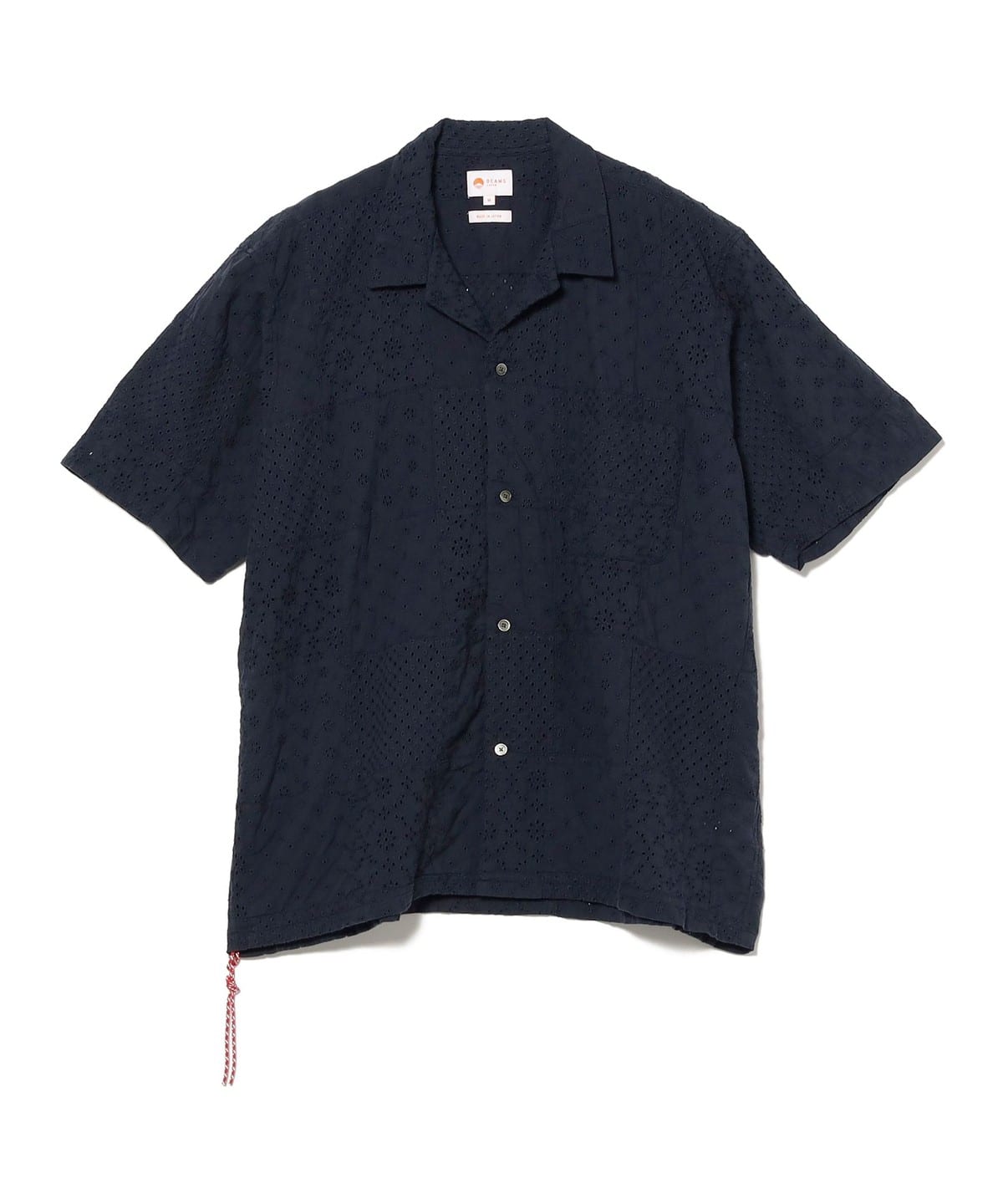 BEAMS JAPAN（ビームス ジャパン）OPEN COLLAR EMBROIDERY SHIRT