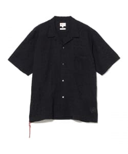 OPEN COLLAR EMBROIDERY SHIRT