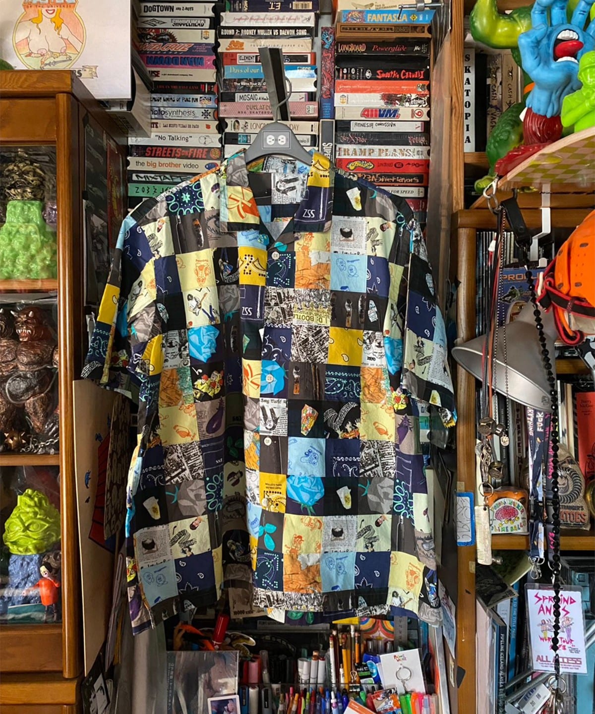 BEAMS（ビームス）SSZ / PATCHWORK OPEN COLLER SHIRT（シャツ