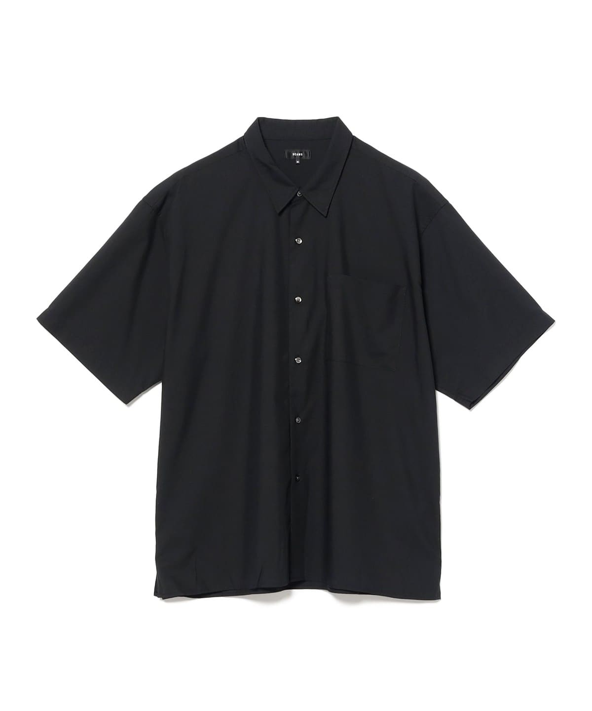 クロップド丈 半袖シャツ フリース Carne Bollente BEAMS BEAMS Solid TR Half-Sleeve Shirt (Shirts & Blouses, Casual Shirts