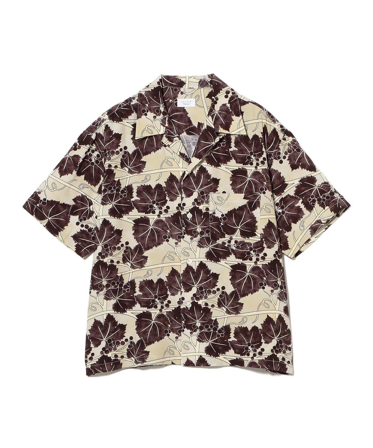 BEAMS（ビームス）UNUSED / Short sleeve print shirt（シャツ 