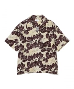 UNUSED / Short sleeve print shirt