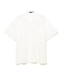 ブロード オープンカラー シャツ【リラックスフィット】