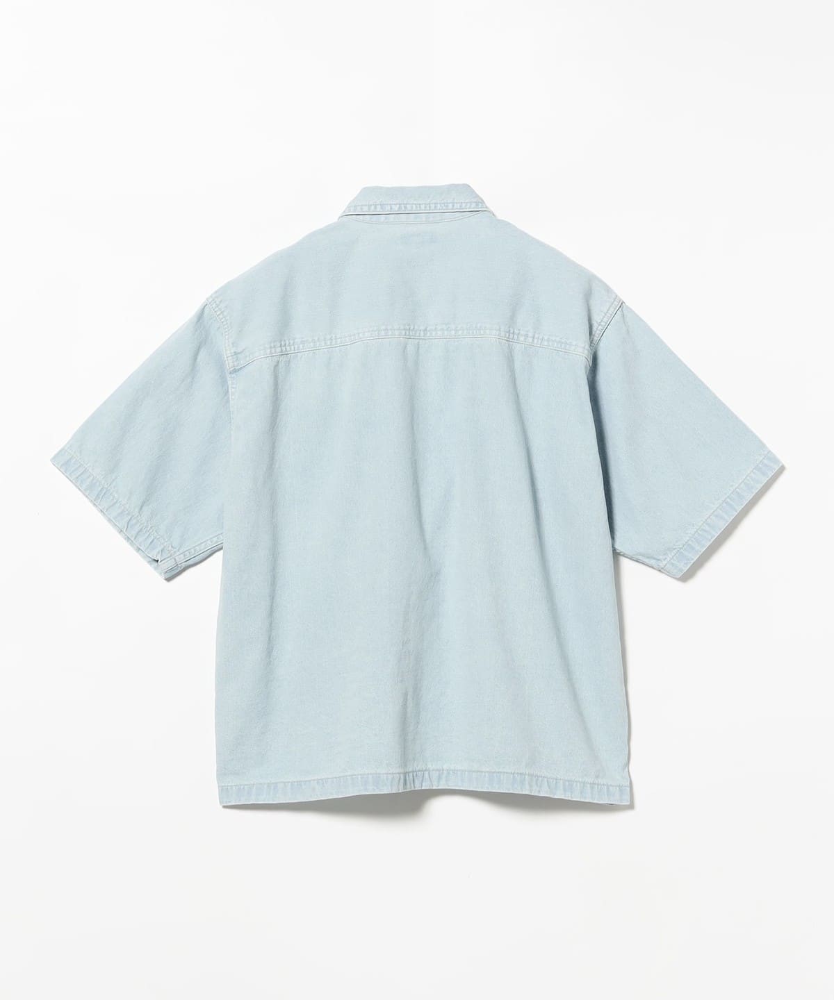 BEAMS（ビームス）ショートレングス デニム シャツ【ワイドショート 