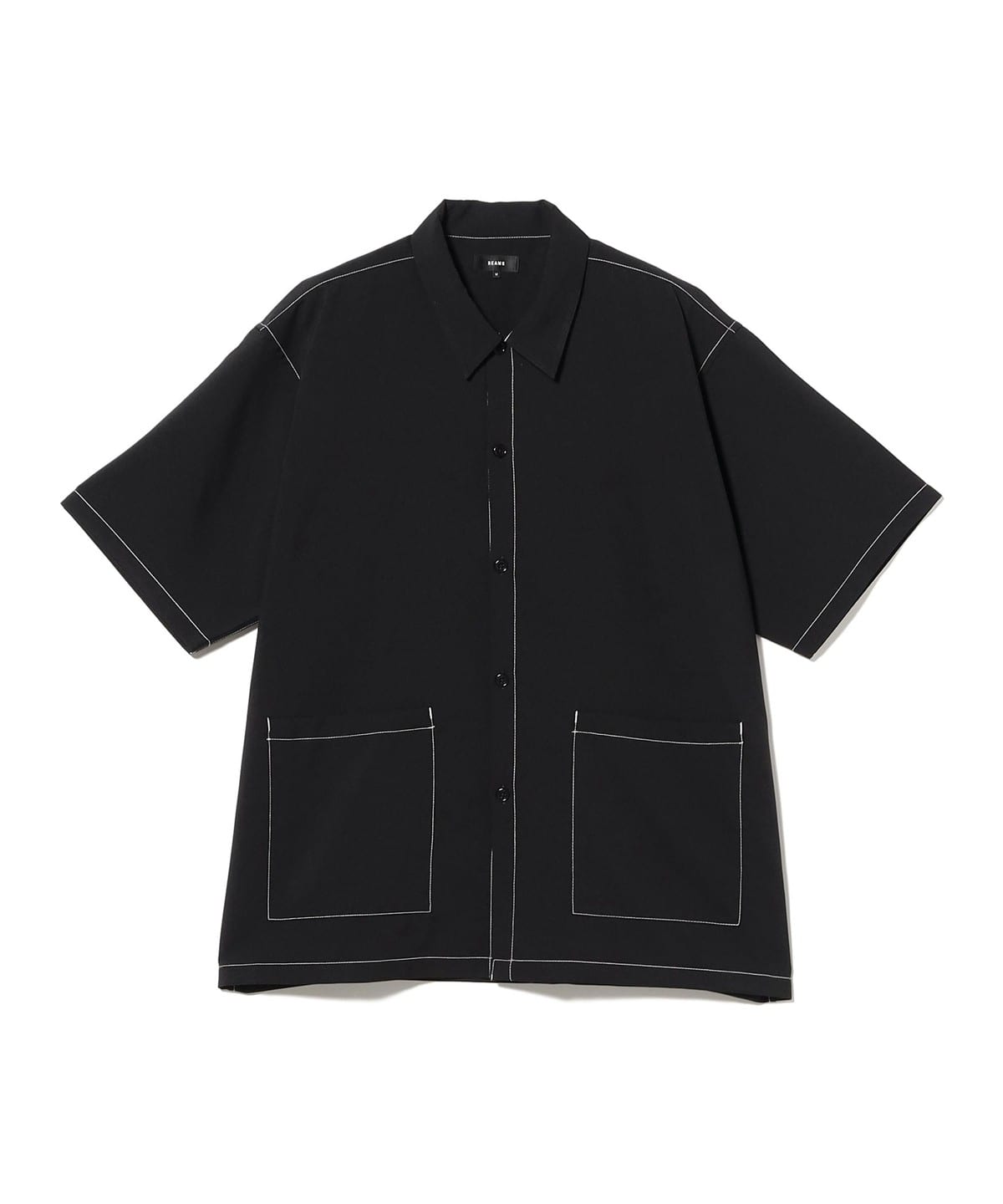 BEAMS（ビームス）ダブル ポケット ステッチ シャツ 【ワイドフィット