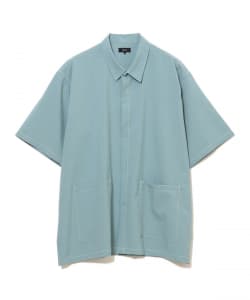 ダブル ポケット ステッチ シャツ 【ワイドフィット】