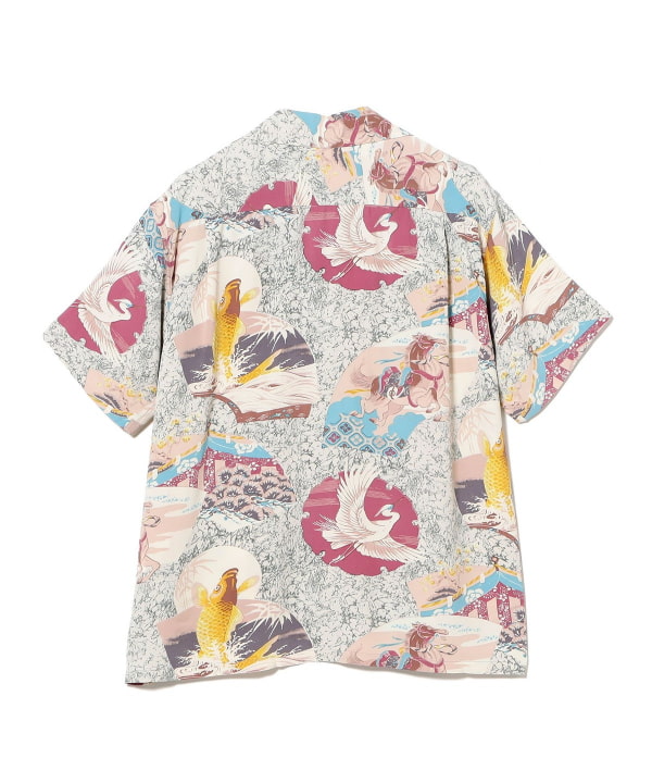 SUN SURF / RAYON HAWAIIAN SHIRT “JAPANESE QUAINT DESIGN”