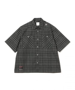 ROA / Aair Floweave Printed Check Short Sleeve Shirt