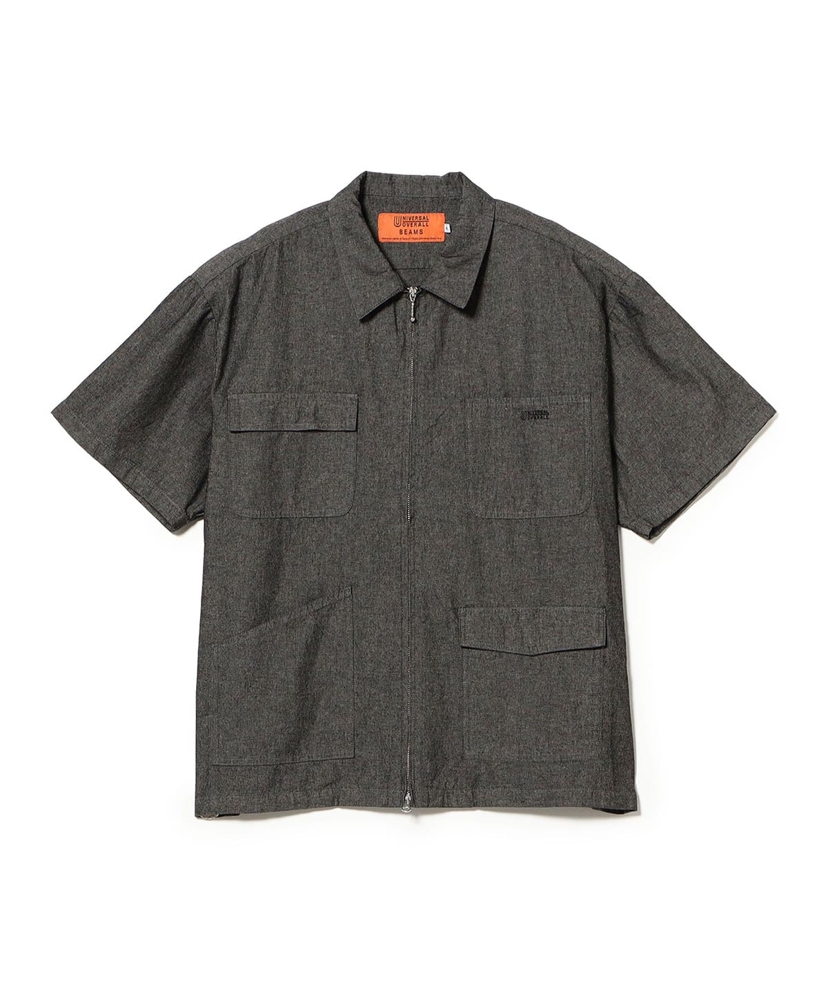 BEAMS（ビームス）【別注】UNIVERSAL OVERALL / シャンブレー ジップ