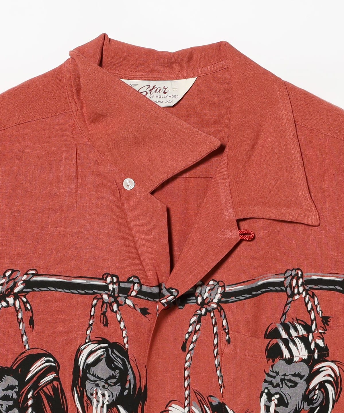 BEAMS（ビームス）STAR OF HOLLYWOOD / “SHRUNKEN HEAD“ HOPSACK RAYON