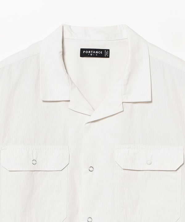 PORTANCE / O/C STRIPE WORK SHIRT