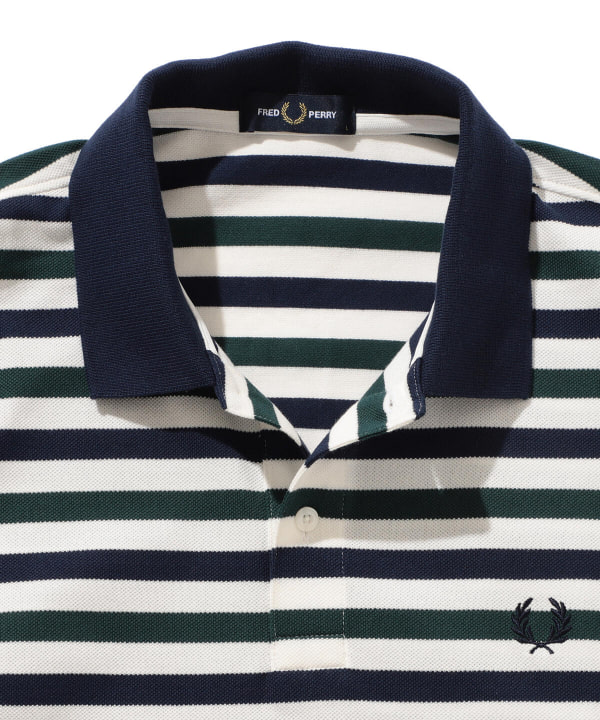 BEAMS（ビームス）FRED PERRY × BEAMS / 別注 オーバーサイズ ボーダー