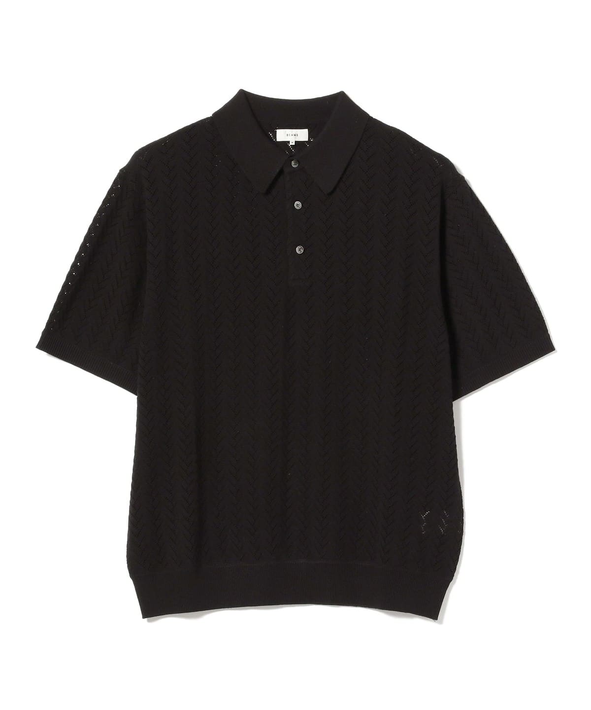 BEAMS BEAMS / 12 gauge mesh polo shirt (shirt/ BEAMS polo shirt