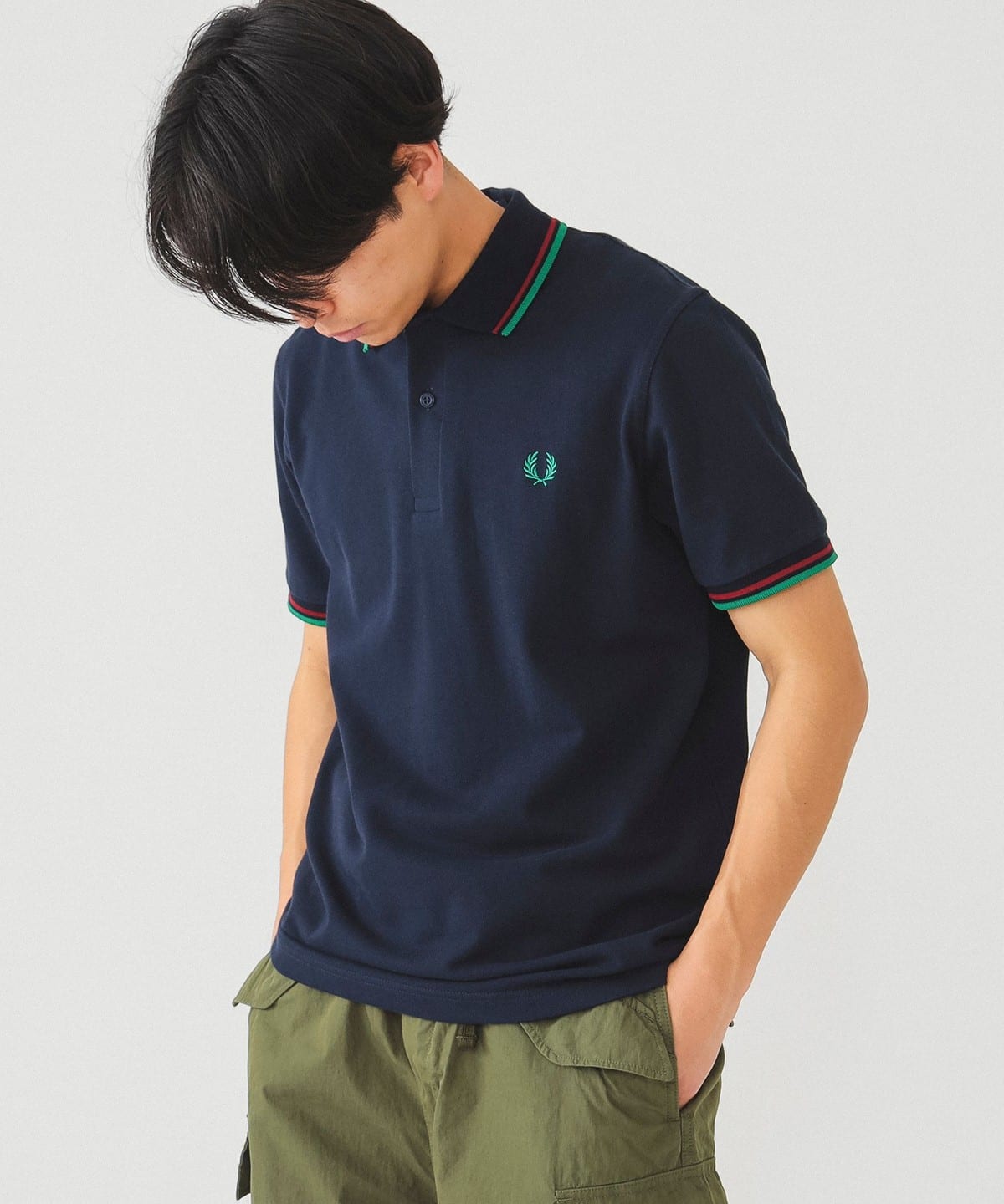 BEAMS [BEAMS] FRED PERRY × BEAMS / Special order made regular fit