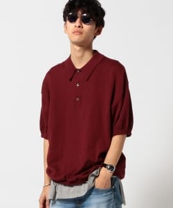 VAPORIZE / Big Knit Polo Shirt