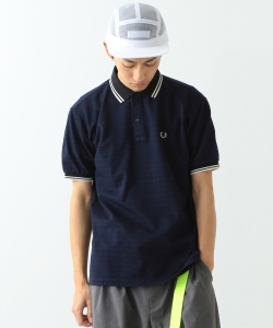 ▲FRED PERRY × BEAMS / 別注 インディゴ調 クレリック ポロシャツ