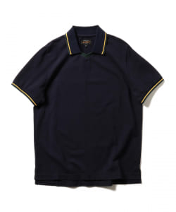 ▲BEAMS PLUS / Vネック ライン ポロシャツ