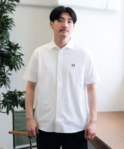 ▲FRED PERRY × BEAMS / 別注 カッタウェイ フルオープン ポロシャツ 19SS