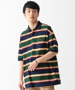 FRED PERRY × BEAMS / 男裝 短袖 條紋 POLO襯衫