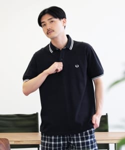 ▲FRED PERRY × BEAMS / 別注 白芯鹿の子 ダブルカラー ポロシャツ