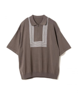 ▲Crepuscule × BEAMS T / 別注 Zip Polo Shirt