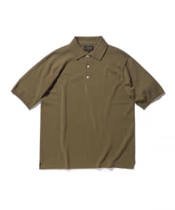 ▲BEAMS PLUS / ソリッド ニット ポロシャツ