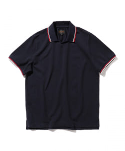 ▲BEAMS PLUS / Vネック ライン ポロシャツ