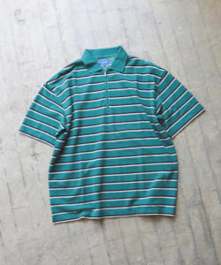 ▲BEAMS / ルーズ ハーフジップ ポロシャツ