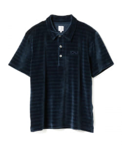 ▲POLAR SKATE CO. / Stripe Velour Polo Shirt