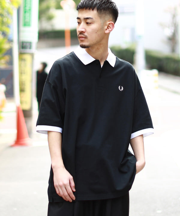 BEAMS（ビームス）FRED PERRY × BEAMS / 別注 Over Size Polo Shirts 