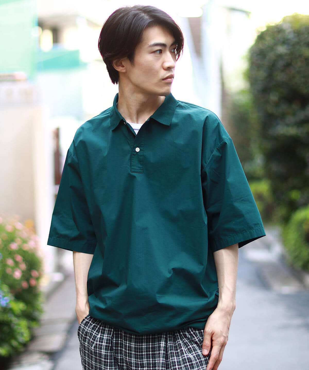 BEAMS [BEAMS] BEAMS / Fake in polo shirt (shirt/blouse polo shirt