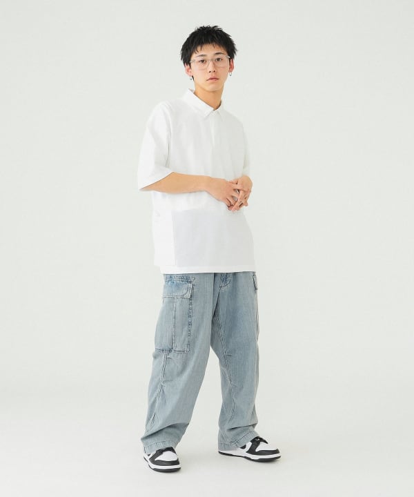 BEAMS stretch side pocket polo shirt (shirts, blouses BEAMS