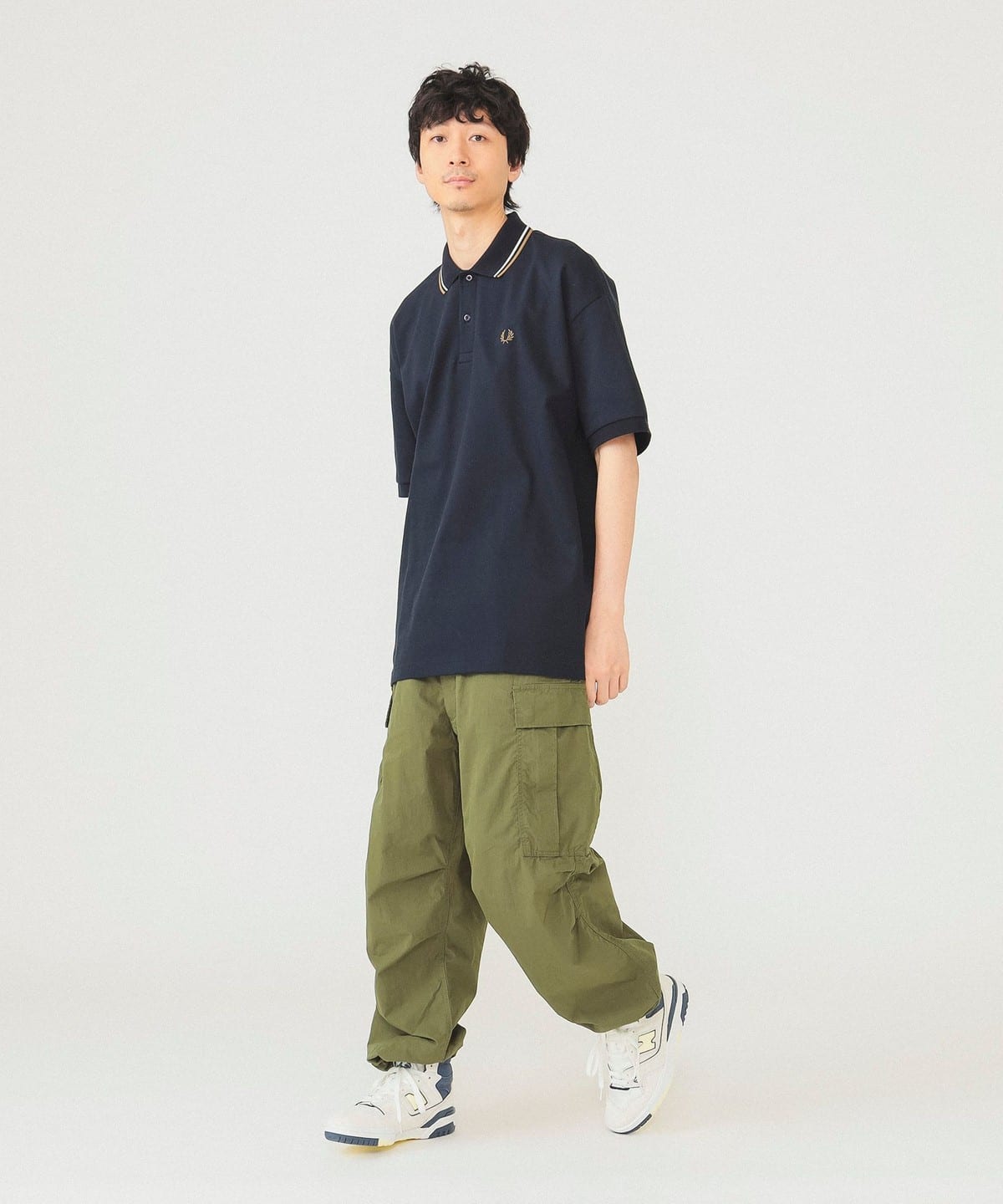 BEAMS（ビームス）FRED PERRY × BEAMS / 別注 リラックスフィット ピケ