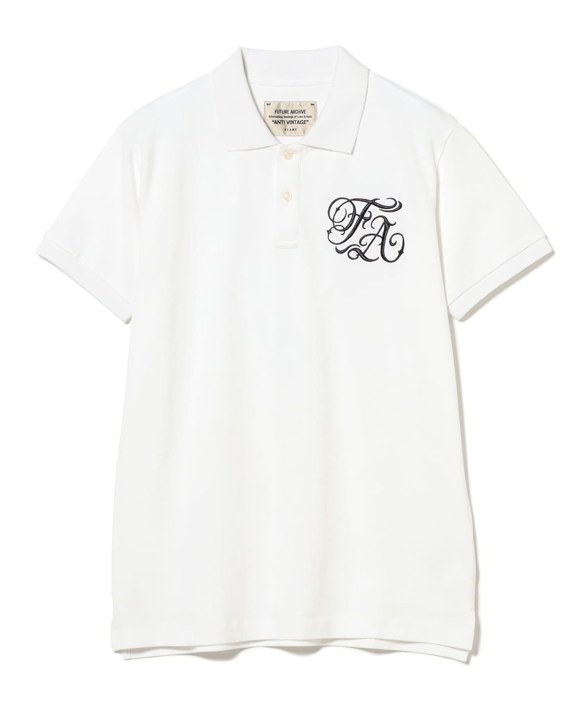 FUTURE ARCHIVE / LOGO POLO シャツ・ブラウス MEN WHITE L FUTURE ARCHIVE / LOGO POLO シャツ・ブラウス MEN WHITE L