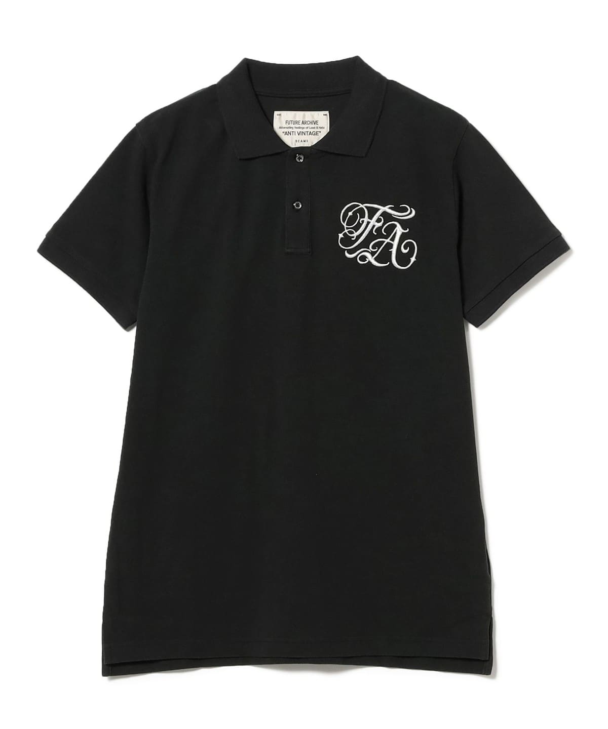 FUTURE ARCHIVE / LOGO POLO シャツ・ブラウス MEN BLACK L FUTURE ARCHIVE / LOGO POLO シャツ・ブラウス MEN BLACK L