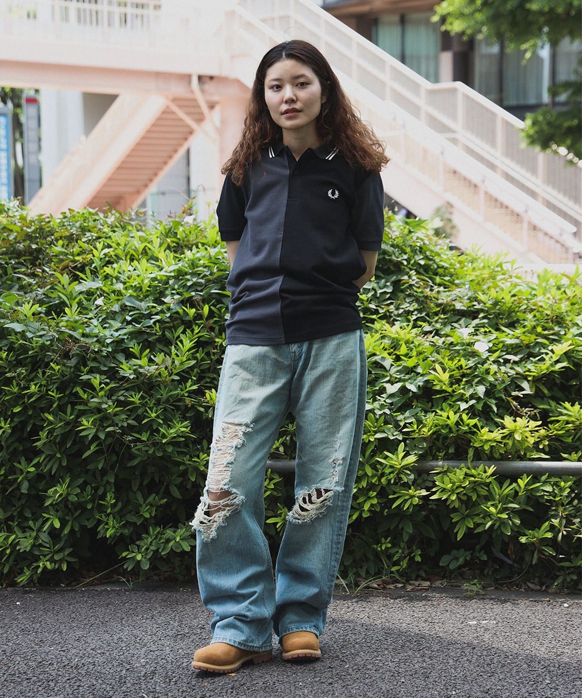 さ*す様 ⭐︎極レア⭐︎ BEAMS✖️FRED PERRY ブラック 半袖ジッ 25SS FRED PERRY別注商材】｜ビームス 千葉｜BEAMS