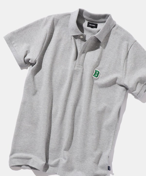 BEAMS（ビームス）ビッグ ワッペン ポロシャツ（シャツ・ブラウス