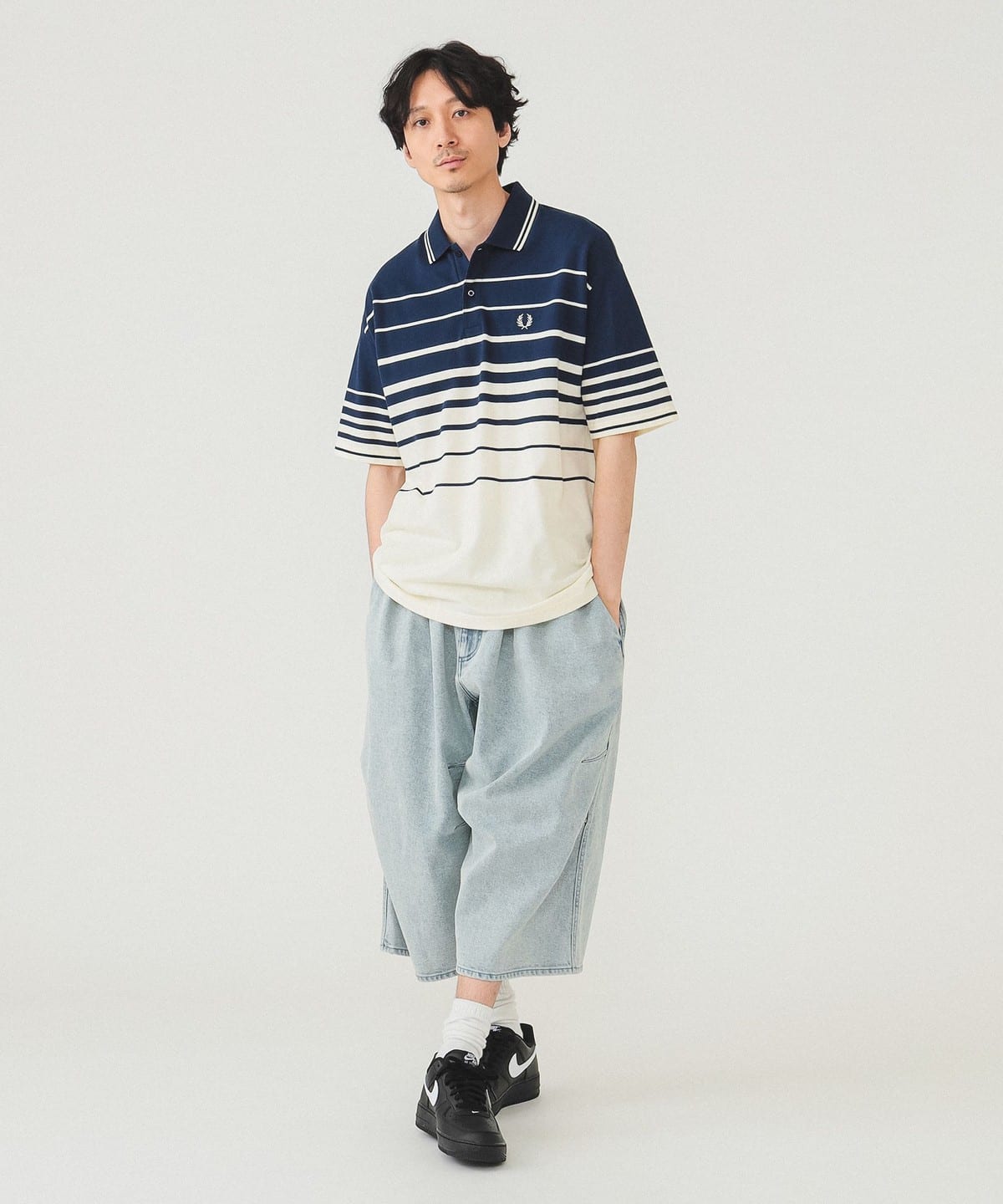 BEAMS（ビームス）【別注】FRED PERRY / リラックス ストライプ