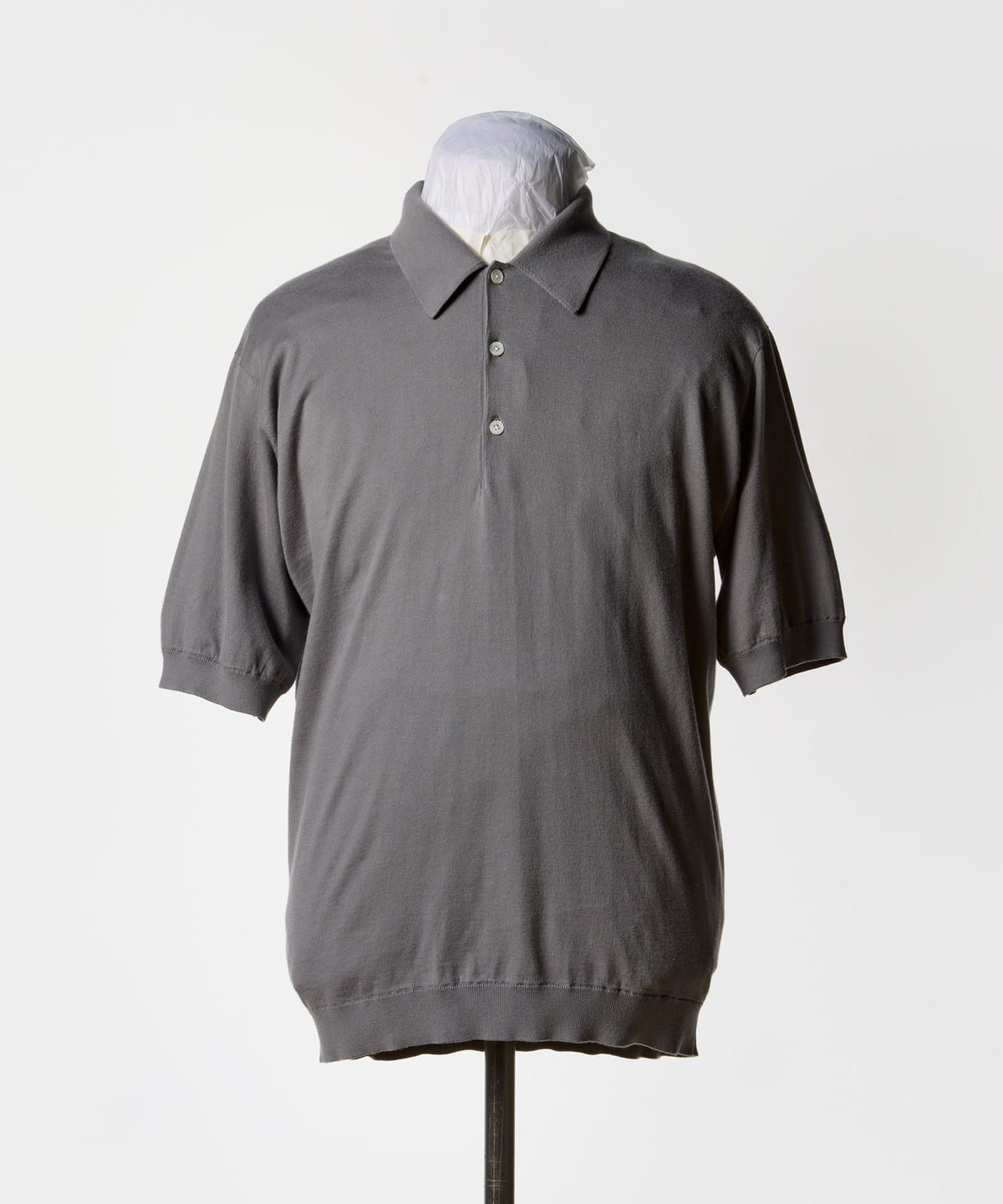 【ショップ限定商品】『the A』 / Suvin Cotton Polo Shirt シャツ・ブラウス MEN GREY L 【ショップ限定商品】『the A』 / Suvin Cotton Polo Shirt シャツ・ブラウス MEN GREY L