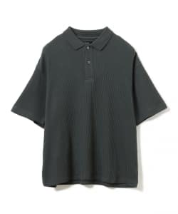 ショート リブ ポロシャツ【ワイドショートフィット】