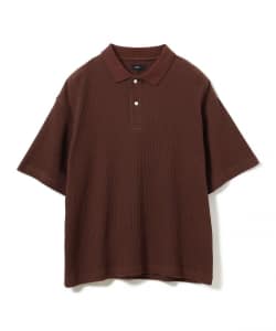 ショート リブ ポロシャツ【ワイドショートフィット】