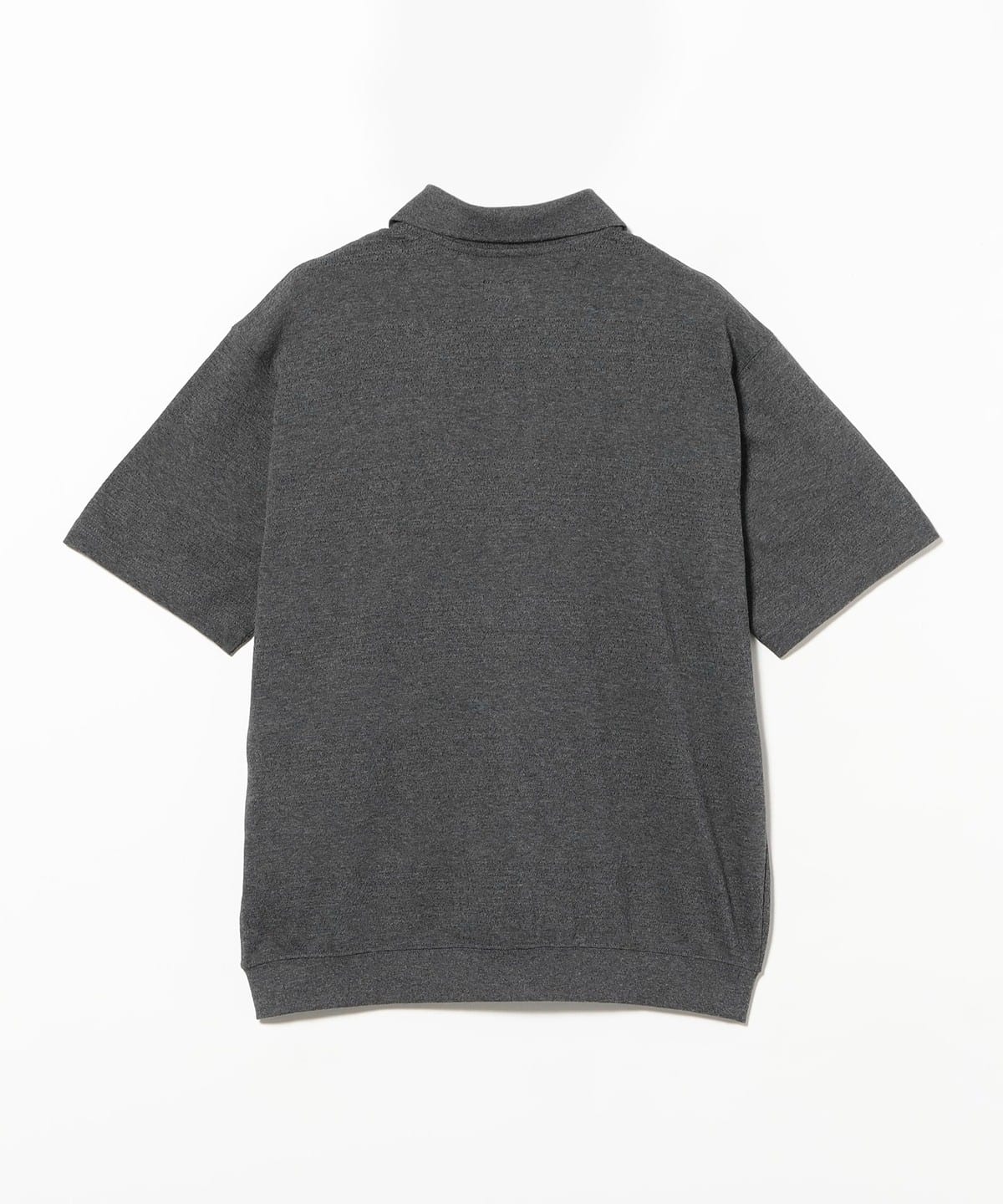 BEAMS（ビームス）メッシュ ボーダー ポロ【ワイドフィット】（シャツ