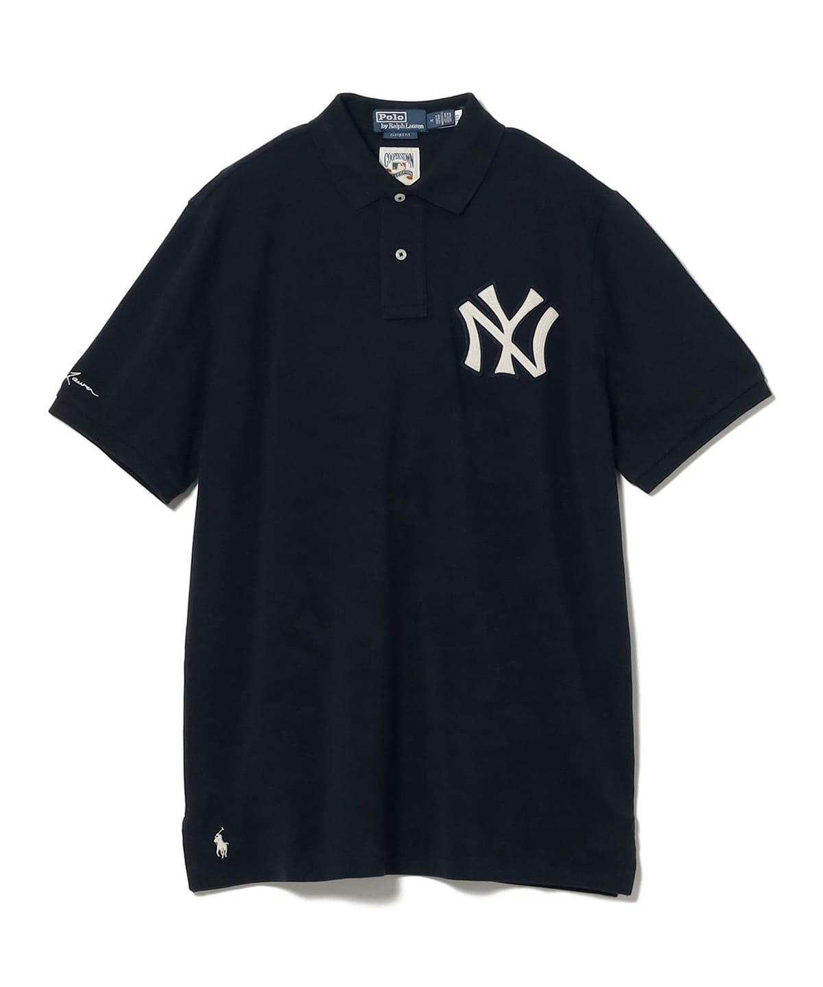 POLO RALPH LAUREN ポロ ラルフ ローレン / ヤンキース ポロシャツ シャツ・ブラウス MEN 410:NAVY-410 S POLO RALPH LAUREN ポロ ラルフ ローレン / ヤンキース ポロシャツ シャツ・ブラウス MEN 410:NAVY-410 S