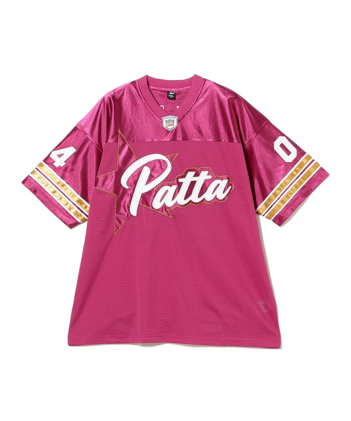 PATTA パタ / All Star Football Jersey Tシャツ・カットソー MEN Fuchsia Red M PATTA パタ / All Star Football Jersey Tシャツ・カットソー MEN Fuchsia Red M