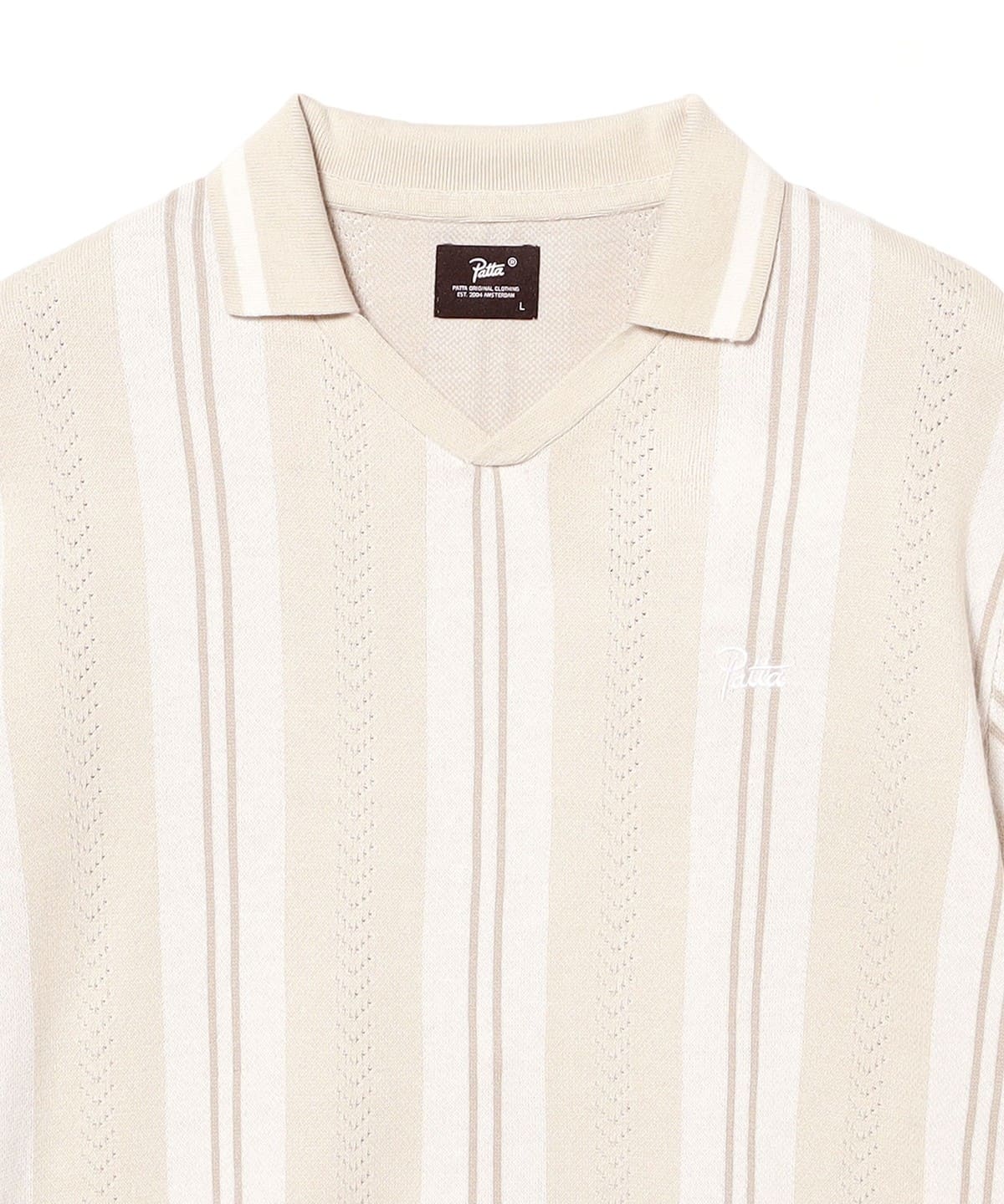 BEAMS（ビームス）PATTA / Knitted Football Shirt（シャツ・ブラウス